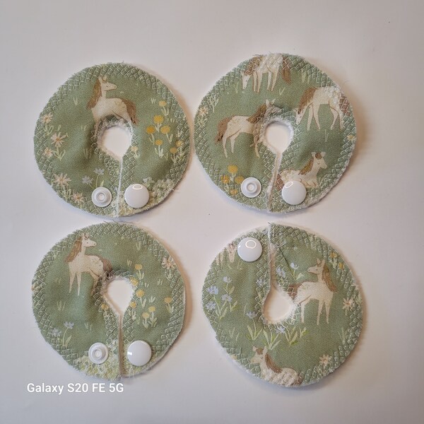 Set of four (4) bamboo tubie pads