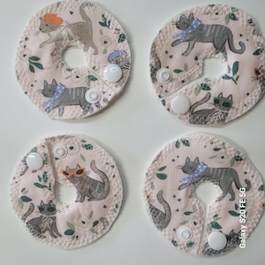 Set of Four (4)  3&quot; circle g-tube pads