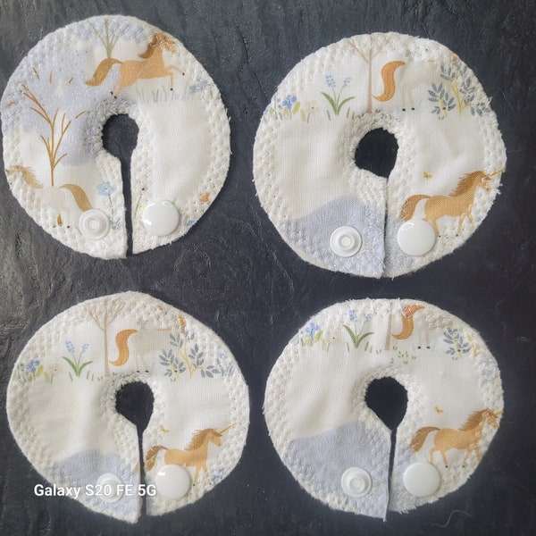 Set of 4 Unicorn gtube cover pads