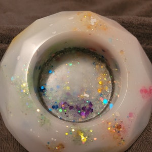 Confetti glow tealight holder