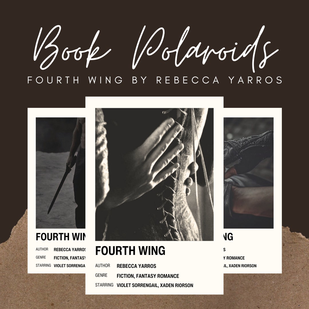 Fourth Wing Aesthetic Book Posters Book Posters Book Etsy