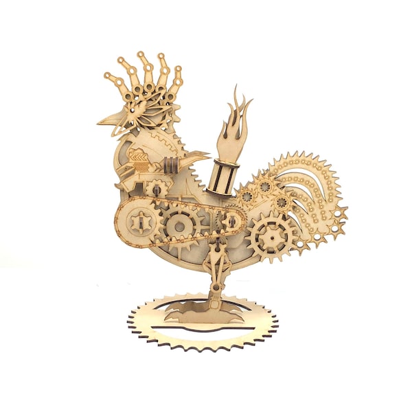 Steampunk Henrietta - Poulet mécanique 3D DIY