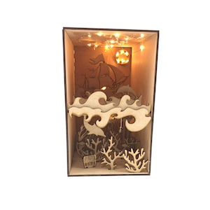 Book Nook kit - Ocean Nook
