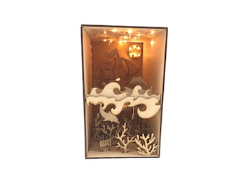Book Nook kit - Ocean Nook
