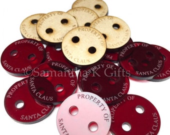 Santa's lost Button! Great stocking filler