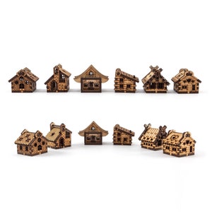 Mini Houses Set - DIY