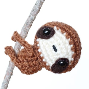 PDF Zippy the Mini Sloth Amigurumi Crochet PATTERN