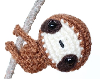 PDF Zippy the Mini Sloth Amigurumi Crochet PATTERN