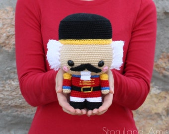 PDF Cuddle-Sized Nutcracker Amigurumi Crochet PATTERN