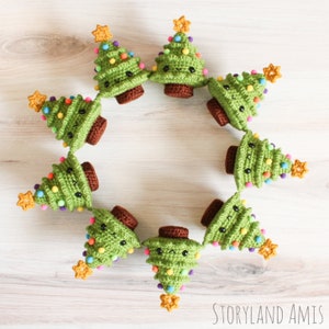 Amigurumi Pattern: Joy the Baby Christmas Tree, Crocheted Tree Pattern, Winter, Holiday Toy Tutorial, PDF Crochet Pattern
