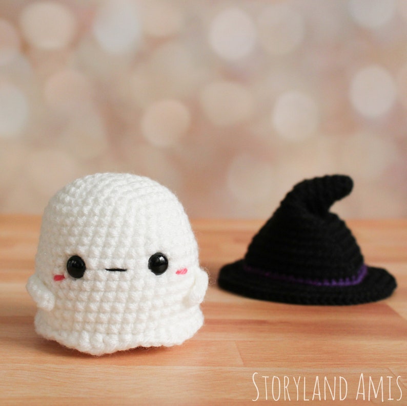 PATTERN: Scout the Baby Ghost Amigurumi, Crocheted Ghost Pattern, Halloween, Holiday Toy Tutorial, PDF Crochet Pattern image 3