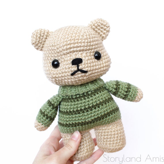 PDF Edmond the Teddy Bear Amigurumi Crochet PATTERN