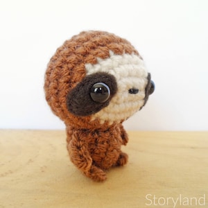 PATTERN: Zippy the Baby Sloth Amigurumi, Crocheted Sloth Pattern, Sloth Toy Tutorial, PDF Crochet Pattern image 4