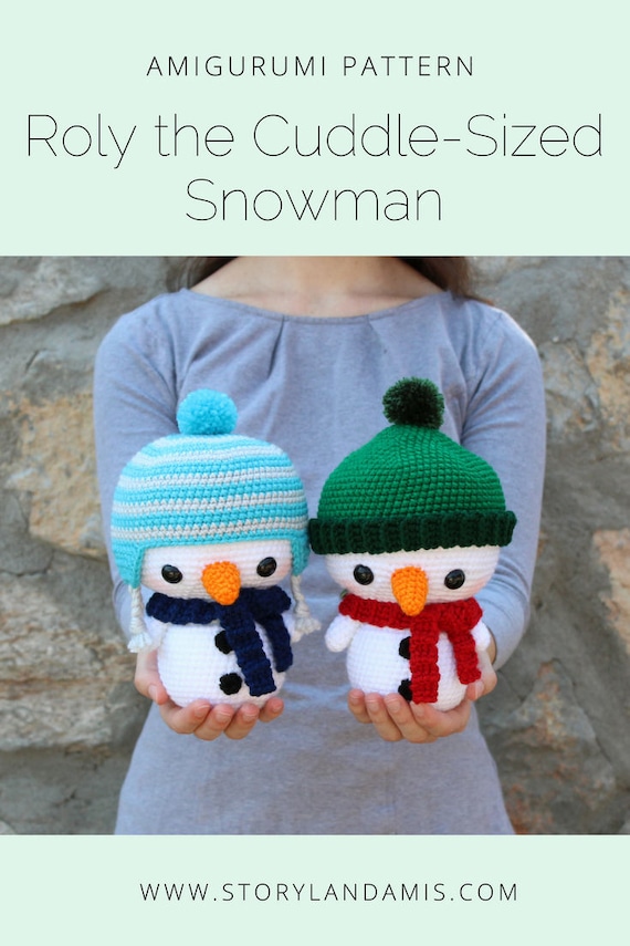 MODELLO: Pupazzo di neve amigurumi a misura di coccola, modello di pupazzi  di neve all'uncinetto, tutorial sul pupazzo di neve, modello all'uncinetto  in PDF, uncinetto natalizio invernale -  Italia