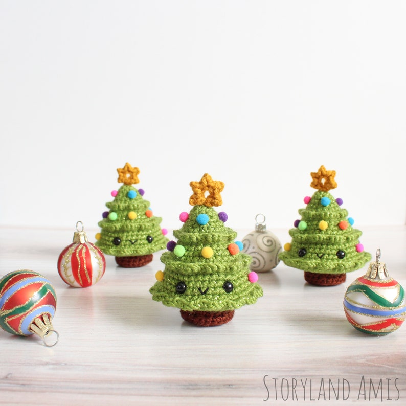 PATTERN: Joy the Baby Christmas Tree Amigurumi, Crocheted Tree Pattern, Winter, Holiday Toy Tutorial, PDF Crochet Pattern image 4