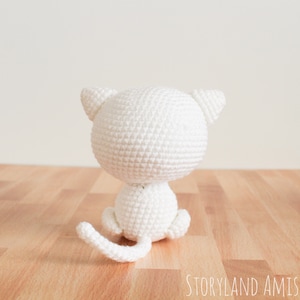 PATTERN: Cupcake the Kitty Amigurumi, Crocheted Cat Pattern, Kitten Toy Tutorial, PDF Crochet Pattern image 4