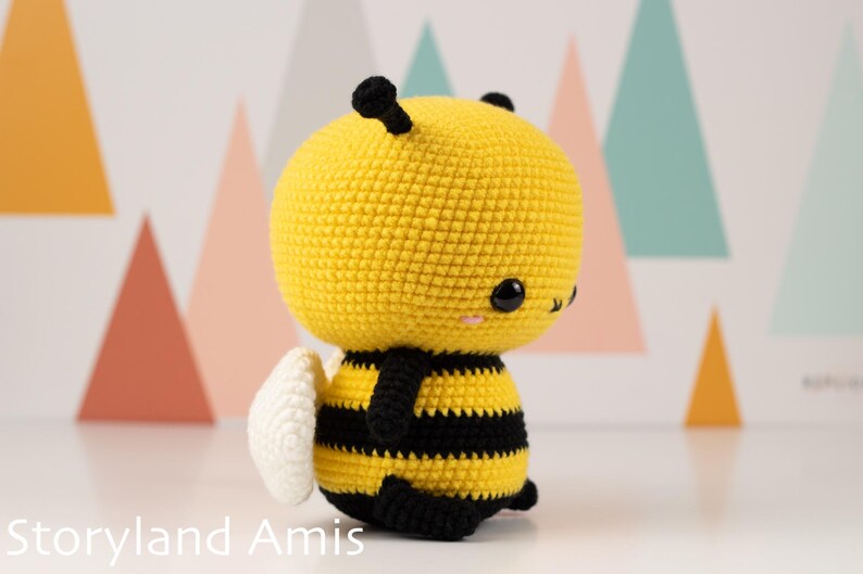 PDF Amigurumi Bumble Bee Crochet PATTERN image 5