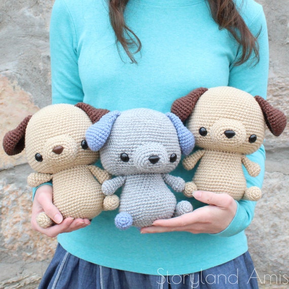 Puppy Dog Amigurumi Crocheted Puppy - Etsy