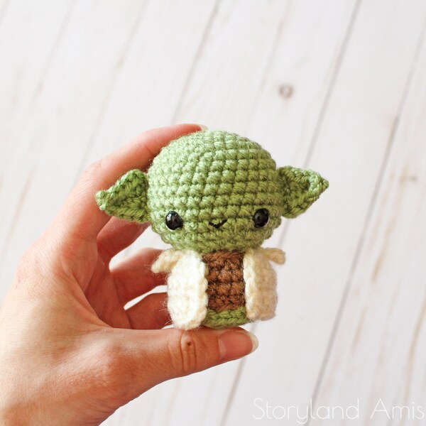 PATTERN: Baby Alien Amigurumi, Crocheted Little Green Guy, Toy Tutorial, PDF Crochet Pattern