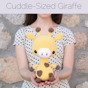 PATTERN: Cuddle-Sized Giraffe Amigurumi, Crocheted Giraffe Pattern, Giraffe Toy Tutorial, PDF Crochet Pattern image 8