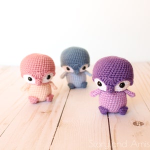 PATTERN: Baby Penguin Amigurumi, Crocheted Penguin, Bird Toy Tutorial, PDF Crochet Pattern, Holiday, Winter Crochet image 8