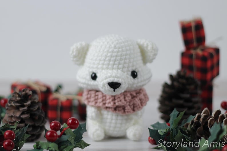 PDF Mini Amigurumi Polar Bear Crochet PATTERN - Etsy