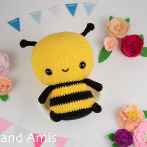 PDF Amigurumi Bumble Bee Crochet PATTERN image 2