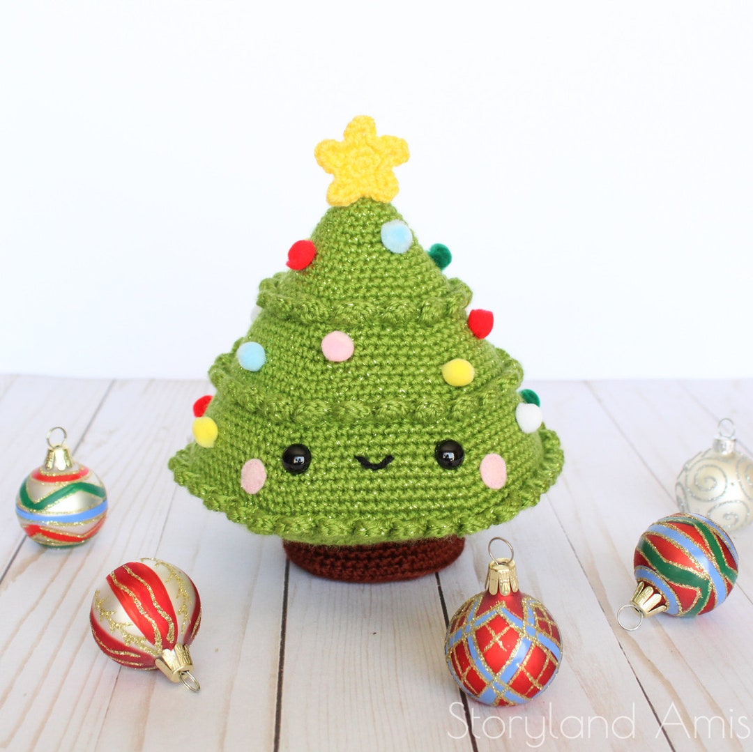 PATTERN: Joy the Christmas Tree Amigurumi Crocheted Tree