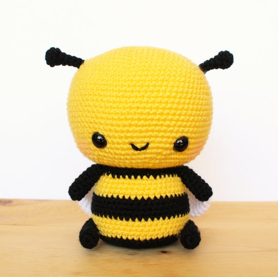 Crochet bee decor amigurumi Pattern Bumble bee baby shower