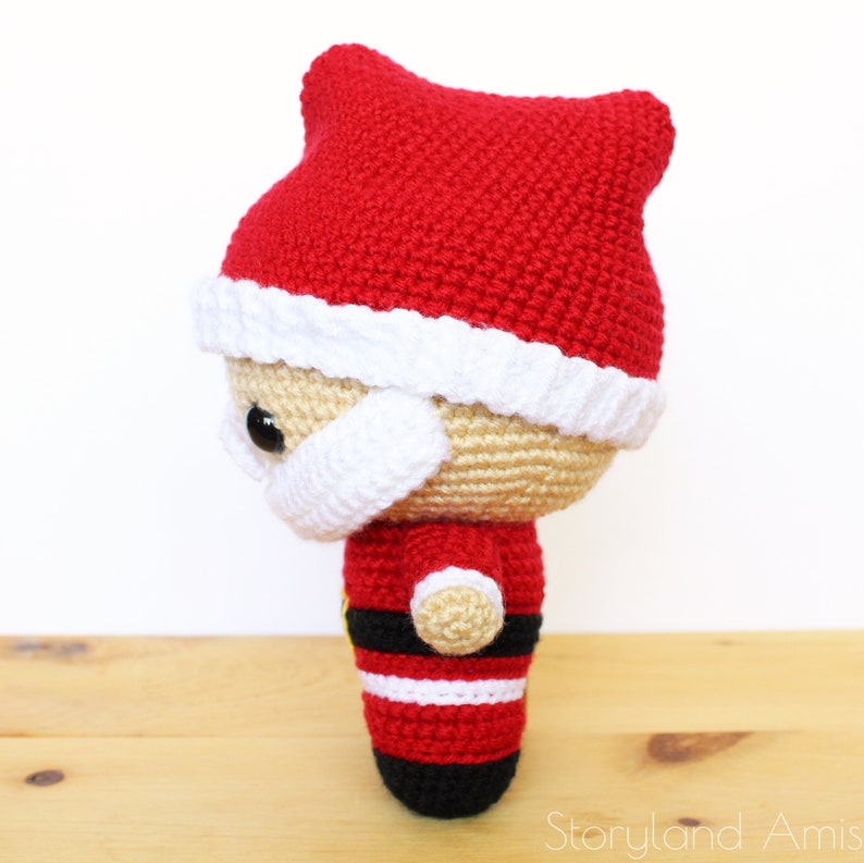 PATTERN: Cuddle-Sized Santa Claus & Mrs. Claus Amigurumi, Crocheted Pattern, Santa Toy Tutorial, PDF Crochet Pattern, Holiday Winter Crochet image 3