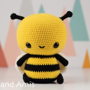 PDF Amigurumi Bumble Bee Crochet PATTERN image 3