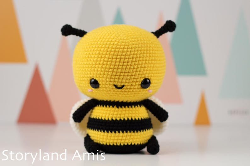 PDF Amigurumi Bumble Bee Crochet PATTERN image 3
