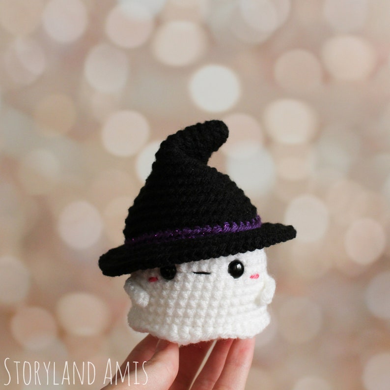 PATTERN: Scout the Baby Ghost Amigurumi, Crocheted Ghost Pattern, Halloween, Holiday Toy Tutorial, PDF Crochet Pattern image 2