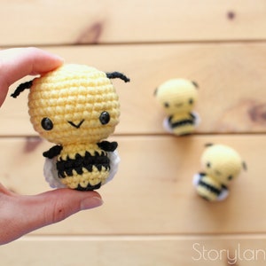PATTERN: Burt the Baby Honey Bee Amigurumi, Crocheted Bumble Bee Pattern, Bee Toy Tutorial, PDF Crochet Pattern image 4