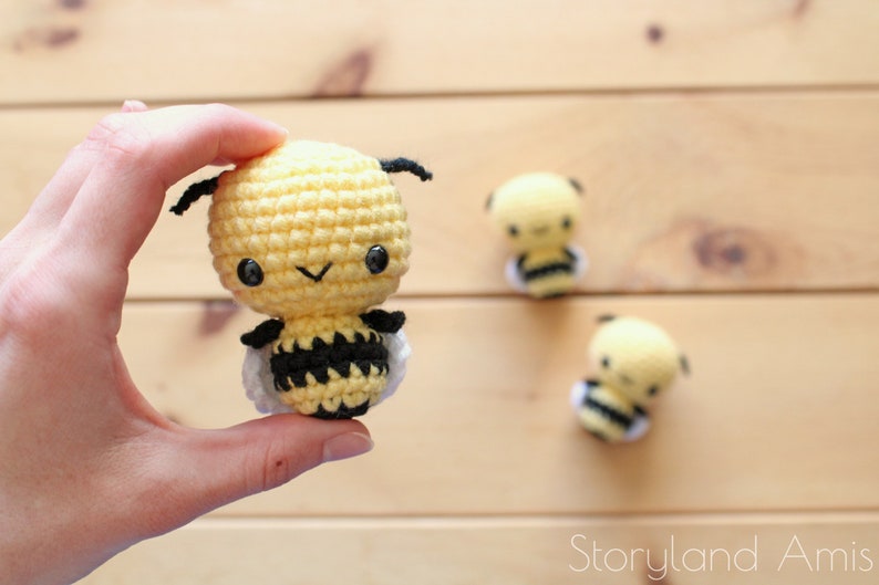 PATTERN: Burt the Baby Honey Bee Amigurumi, Crocheted Bumble Bee Pattern, Bee Toy Tutorial, PDF Crochet Pattern image 4