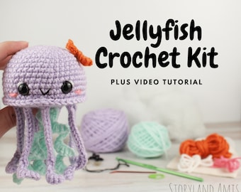 Jellyfish Amigurumi Kit - DIY Crochet Kit