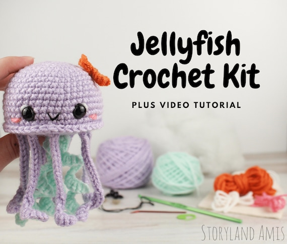 Kit Amigurumi Méduse Kit Crochet DIY -  France