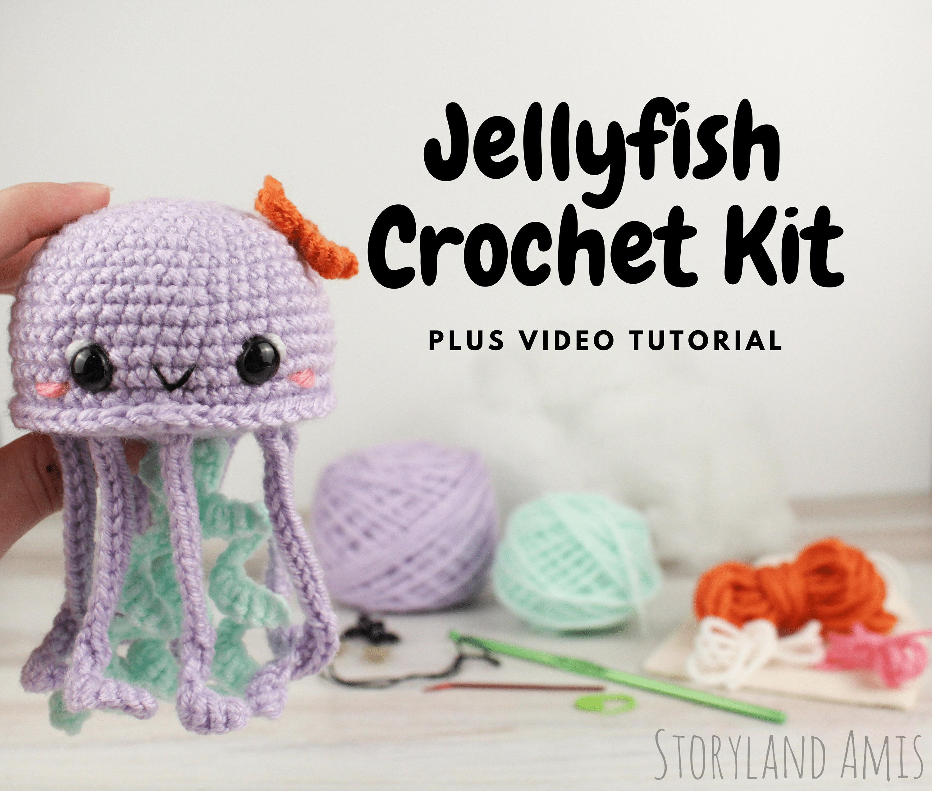 Beginner Crochet Kit Dinosaurs Learn How to Crochet Kit Easy Starter Crochet  Kit Amigurumi Kit DIY Craft Kit Gift 