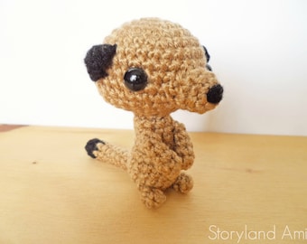 PDF Moe the Meerkat Amigurumi Crochet PATTERN