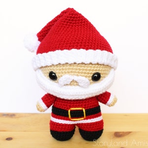 PATTERN: Cuddle-Sized Santa Claus & Mrs. Claus Amigurumi, Crocheted Pattern, Santa Toy Tutorial, PDF Crochet Pattern, Holiday Winter Crochet image 2