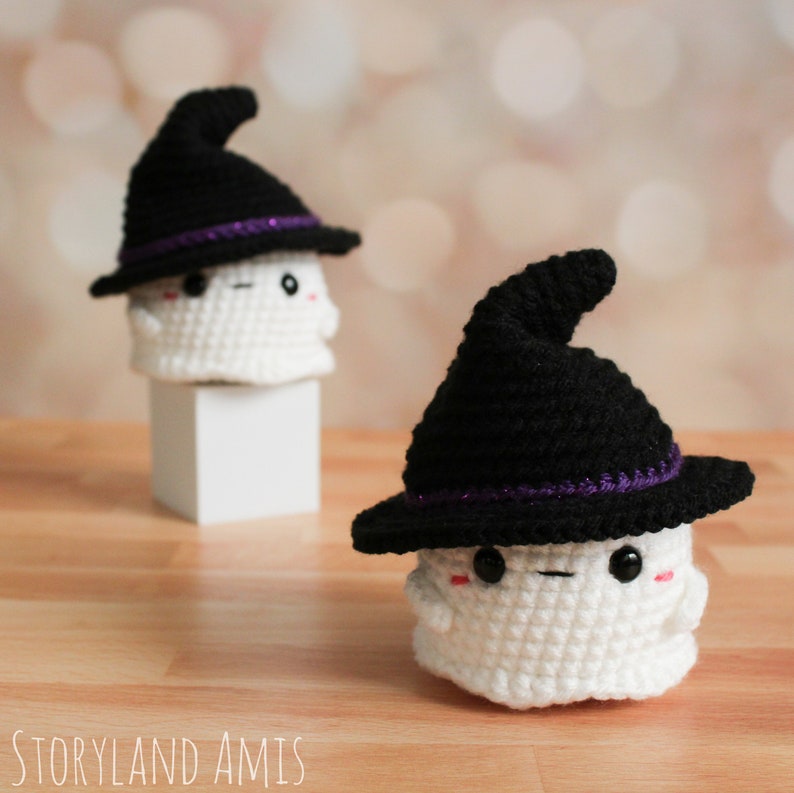 PATTERN: Scout the Baby Ghost Amigurumi, Crocheted Ghost Pattern, Halloween, Holiday Toy Tutorial, PDF Crochet Pattern image 4