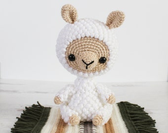 PATTERN ONLY: Luca the Llama Amigurumi, Crocheted Llama Pattern, Alpaca Toy Tutorial, PDF Crochet Pattern