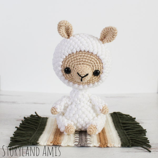 PATTERN ONLY: Luca the Llama Amigurumi, Crocheted Llama Pattern, Alpaca Toy Tutorial, PDF Crochet Pattern