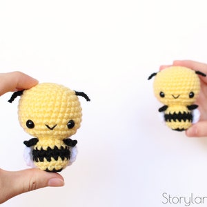 PATTERN: Burt the Baby Honey Bee Amigurumi, Crocheted Bumble Bee Pattern, Bee Toy Tutorial, PDF Crochet Pattern image 5