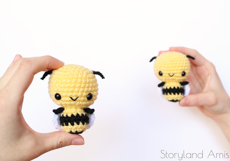 PATTERN: Burt the Baby Honey Bee Amigurumi, Crocheted Bumble Bee Pattern, Bee Toy Tutorial, PDF Crochet Pattern image 5