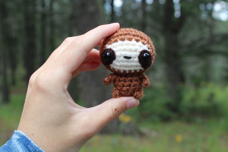 PATTERN: Zippy the Baby Sloth Amigurumi, Crocheted Sloth Pattern, Sloth Toy Tutorial, PDF Crochet Pattern image 7