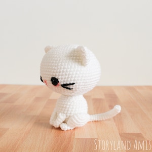 PATTERN: Cupcake the Kitty Amigurumi, Crocheted Cat Pattern, Kitten Toy Tutorial, PDF Crochet Pattern image 3