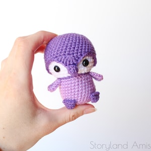 PATTERN: Baby Penguin Amigurumi, Crocheted Penguin, Bird Toy Tutorial, PDF Crochet Pattern, Holiday, Winter Crochet image 7