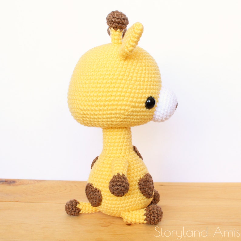 PATTERN: Cuddle-Sized Giraffe Amigurumi, Crocheted Giraffe Pattern, Giraffe Toy Tutorial, PDF Crochet Pattern image 4