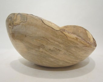 Live edge spalted maple bowl